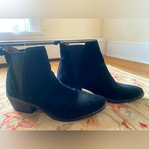 White mountain brand size 10 m women black dress shoes, small heel